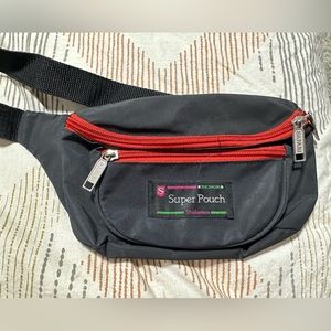 Black super pouch Fanny pack